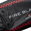 bridgehill single use car fire blanket showing the second black rubber handle on the fabric cover
