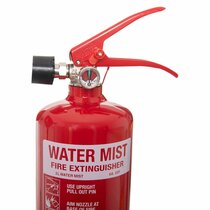 Water mist suitable for electrical fires and fire classes A, B, F