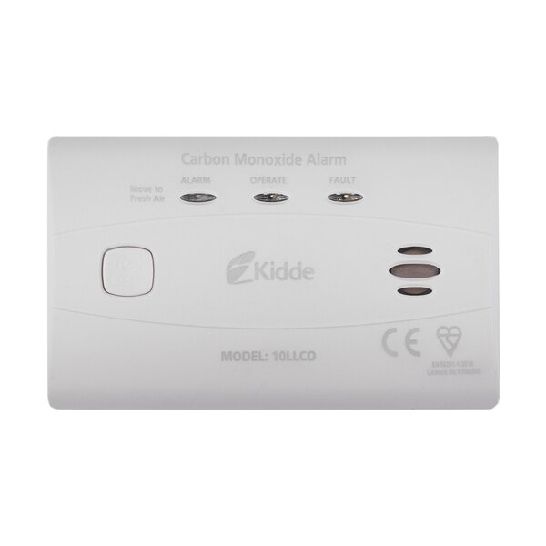 10 Year Long-Life Battery LED Carbon Monoxide Detector ...