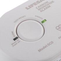 LED indicators show power and alarm status