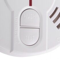 Test button makes it easy to perform weekly tests