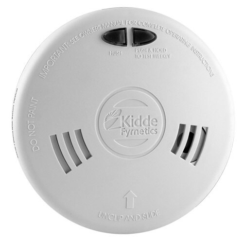 Mains Powered Ionisation Smoke Alarm - Kidde Slick 1SFW