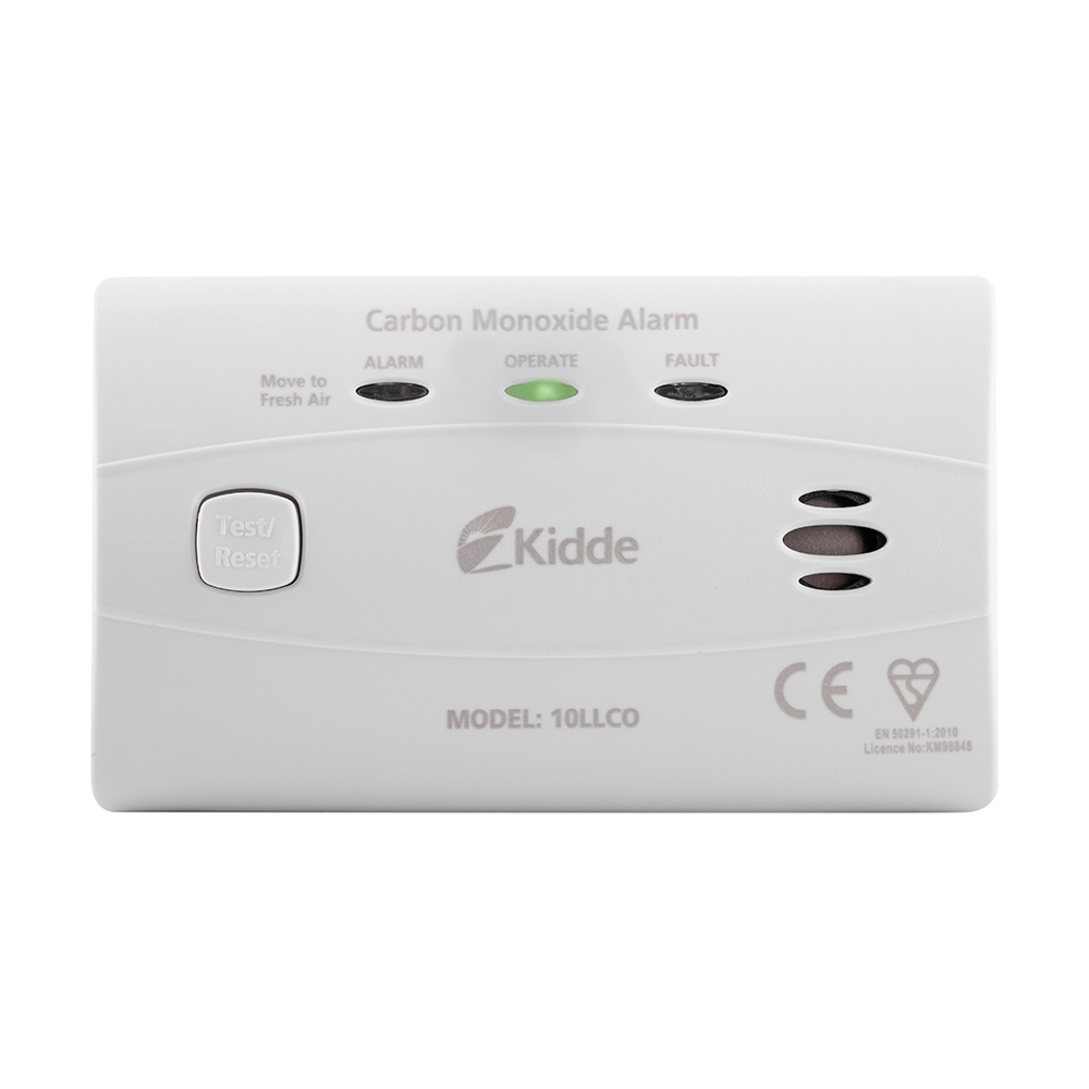 10 Year Long Life Battery LED Carbon Monoxide Detector ...