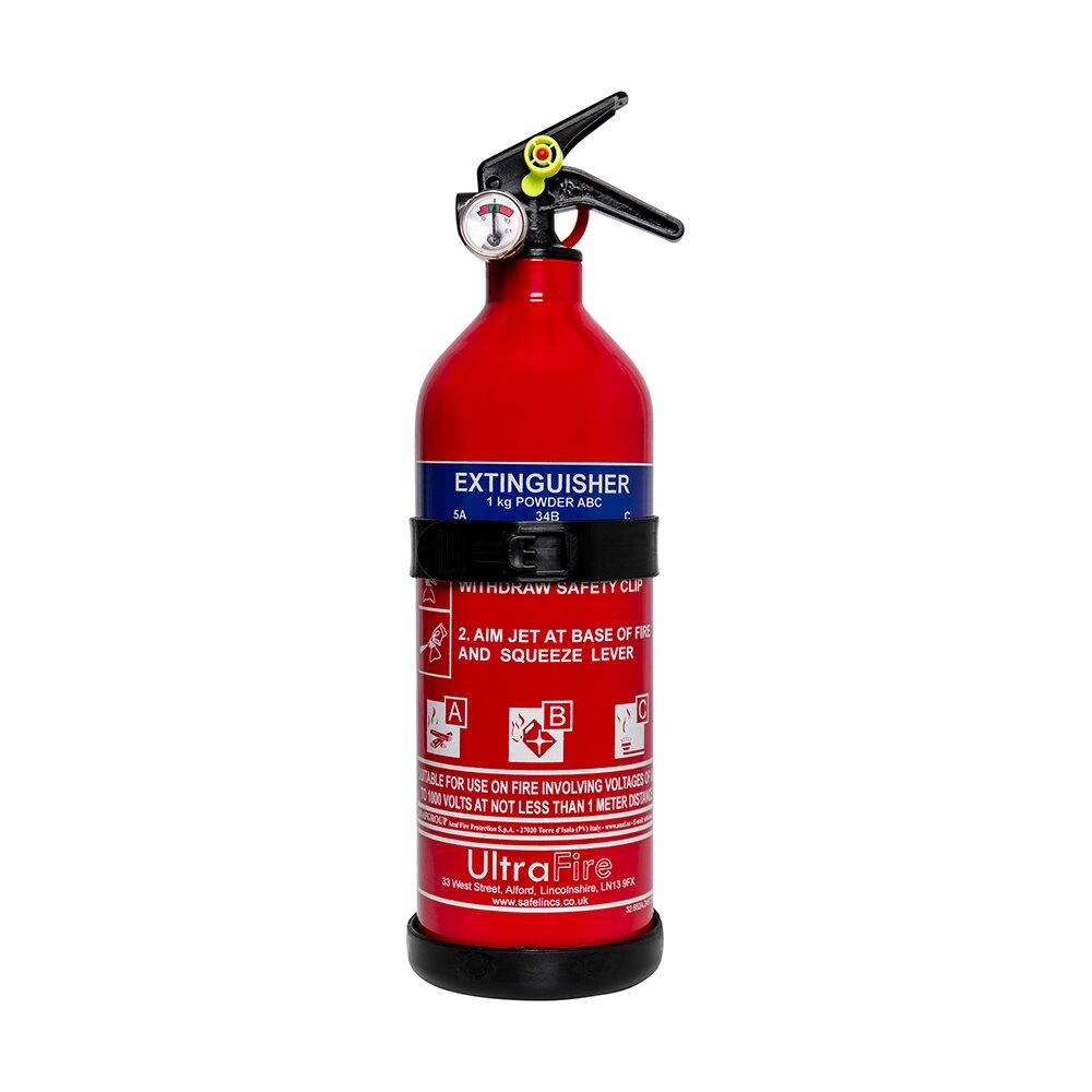 1kg UltraFire Economy Powder Fire Extinguisher