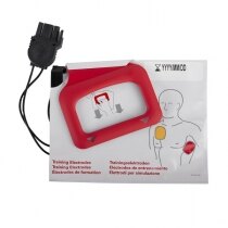 Two pairs of the CHARGE-PAK and electrode kit supplied with defibrillator