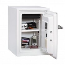 The Phoenix Titan 1252 fireproof safe with built-in alarm internal view