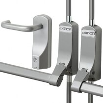Exidor Push Bar with Lever Operated Outside Access Device