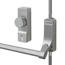 Exidor Push Bar with Knob Operated Outside Access Device