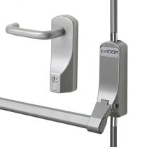 Exidor Push Bar with Lever Operated Outside Access Device