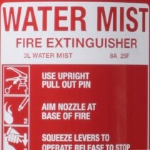3ltr Water Mist </br>Fire Extinguisher 