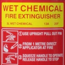 Wet Chemical Fire Extinguisher