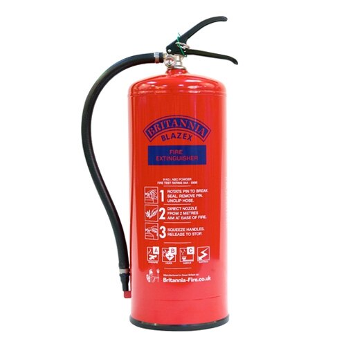 9kg Powder Fire Extinguisher - Britannia