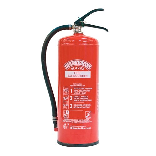 9ltr Water Fire Extinguisher - Britannia