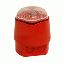 Red Banshee Excel Lite Sounder with LED Beacon - Clear Lens, Deep Base