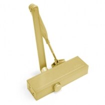 Briton 1110 Overhead Door Closer in gold finish