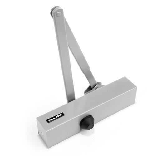 Briton 2003V Overhead Door Closer - Silver Finish