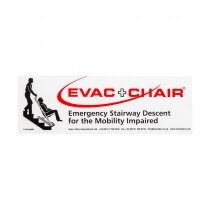 Evac+Chair photoluminescent signs assist in locating evacuation chairs