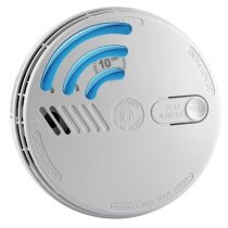 Mains 230V Ionisation Smoke Alarm with Lithium Back-up Battery - Ei161RF