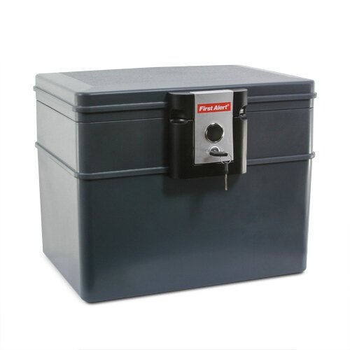 First Alert 2037 fire and waterproof document box for paper protection