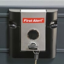 First Alert 2037 fire and waterproof document box privacy lock