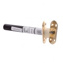 Astra 1000 Series Concealed Door Closer - Brass, Rounded Plate
