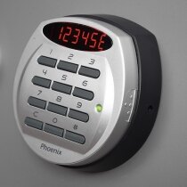Electronic lock with clear LED display