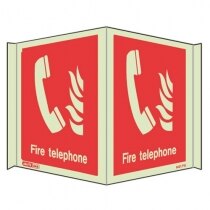 Panoramic Photoluminescent Fire Fighting Equipment Signs