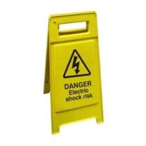 Janitorial Cleaning Sign - Electric Shock