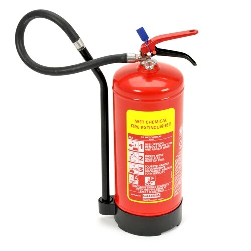 6ltr Wet Chemical Fire Extinguisher - Gloria W6DRC