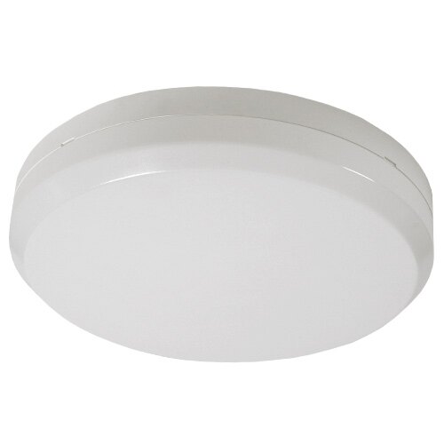 18W Mains Powered Decorative Circular Non-Emergency LED Bulkhead Light - GR/LED