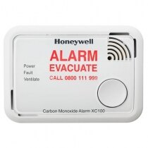 The Honeywell XC100 displays an action text warning on activation