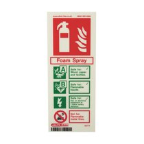 Extinguisher Sign - Foam (Elec) - 200mm x 80mm