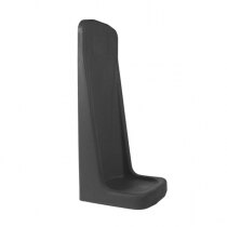 Single rotationally moulded stand in grey side view