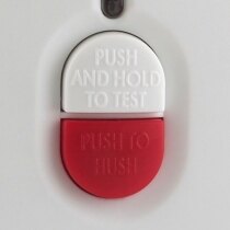 The 0910 test and hush buttons