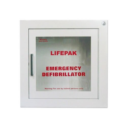 Physio-Control Lifepak Wall Cabinet with Alarm