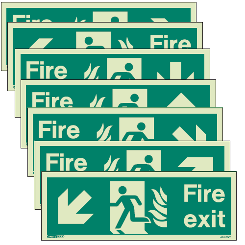 HTM 65 - NHS Estate Fire Exit Signs