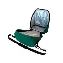 The OxySure thermal carry bag has a clamshell open design
