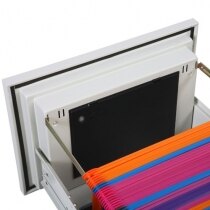 The Vertical Fire File 2254 drawers are individually insulated