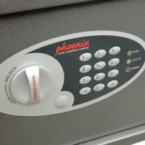 The Phoenix Vela safe is fitted with an electronic lock