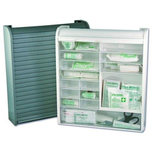 Leina First Aid Cabinet with Roller Blind