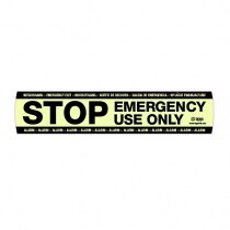 ECSG966 Fluorescent STOP Sticker