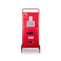 UltraFire Fire Safety Site Stand With Double Cabinet and Signage