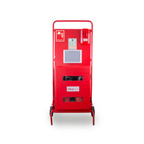 Site Stand with Waterproof Extinguisher Cabinet and Call Point Site Alarm