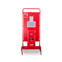 UltraFire Fire Safety Site Stand With Single Cabinet and Signage