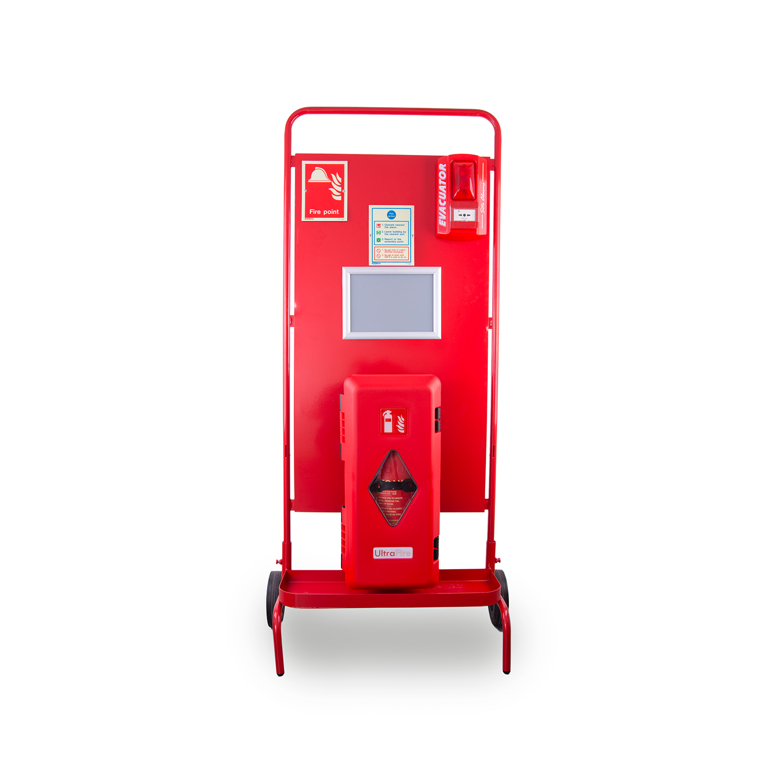 Site Stand with Waterproof Extinguisher Cabinet and Site Alarm