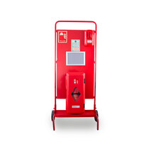 Site Stand with Waterproof Extinguisher Cabinet and Call Point Site Alarm