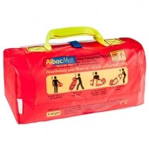 The AlbacMat flexible evacuation stretcher is compact and easy to store