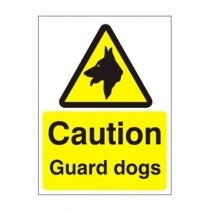 Warning and Danger Signs - Caution, Guard Dogs