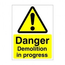 Warning and Danger Signs - Danger, Demolition