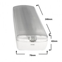 Dimensions of the X-GSA Led Emergency Bulkhead